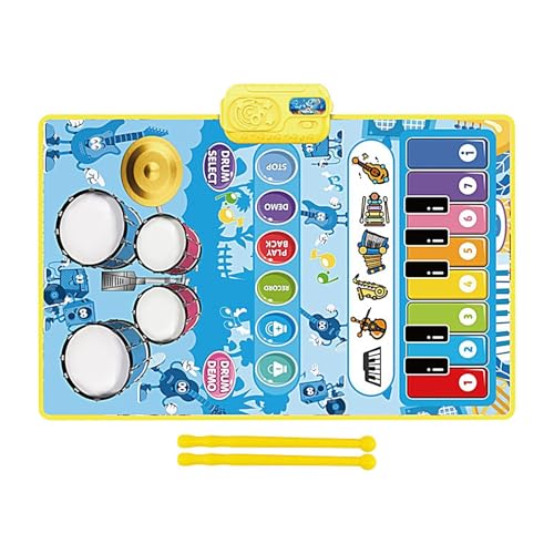 Piano Mat, Baby Musical Keyboard Carpet, Child Floor Piano Keyboard Mat, Early Education Musical Blanket, Interactive Piano Mat for Kids Aged 1-2, Fun Learning Toy for Babies and Piano Mat, Baby Musical Keyboard Carpet, Child Floor Piano Keyboard Mat, Early Education Musical Blanket, Interactive Piano Mat for Kids Aged 1-2, Fun Learning Toy for Babies and von Vriusi