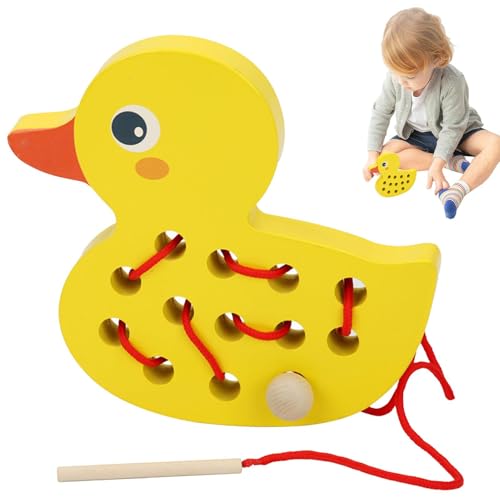 Vriusi Threading Activity Toy, Toddler Travel Toy, Educational Wood Block Puzzle, Threading Sorting Toy, Stacking Toys for, Early Learning Threading Toy, Fun Toddler Puzzle Toy, Threading Vriusi Threading Activity Toy, Toddler Travel Toy, Educational Wood Block Puzzle, Threading Sorting Toy, Stacking Toys for, Early Learning Threading Toy, Fun Toddler Puzzle Toy, Threading von Vriusi