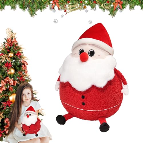 Vriusi Dekorative Feiertagskissen, Weihnachts-Plüsch- , Wurfkissen für Flur, Weihnachtsbettkissen, Weihnachts-Sofa-Dekoration, weihnachtliches Couchkissen, gefüllte Feiertagsdekorationen von Vriusi