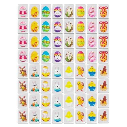 Vriusi Mahjong Game, Cute Mahjong Set, Interactive Travel Mahjong, 24 mm Mahjong Tiles, Adults Board Games, Mahjong Tile Game, 65 Tiles Mahjong, Travel Mahjong Set for Birthdays Christmas Favor von Vriusi