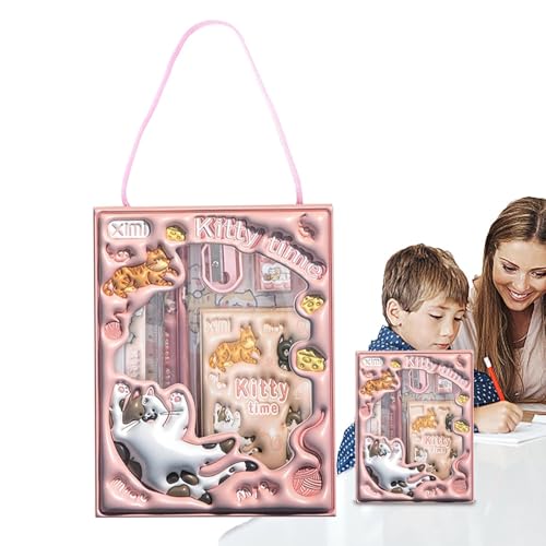 Vriusi Schreibwaren-Set im Tierstil, niedliches Schulbedarfspaket | Schulbedarfspaket – Set aus passendem Schreibwaren mit Notizbuch für, von Vriusi