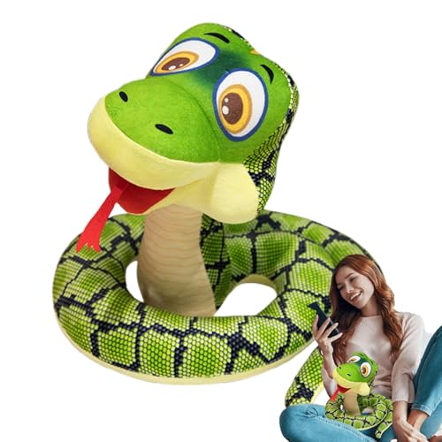 Vriusi Snake Doll Plush Pillow | Giant Snake Stuffed Animals | Entzückende Snake Doll Plush Pillow, 2025 Snake Doll Plush Pillow für Kinder, Mädchen, Cozy Plush Pillow for Kids' Rooms Vriusi Snake Doll Plush Pillow | Giant Snake Stuffed Animals | Entzückende Snake Doll Plush Pillow, 2025 Snake Doll Plush Pillow für Kinder, Mädchen, Cozy Plush Pillow for Kids' Rooms von Vriusi