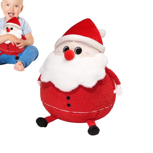 Vriusi Weihnachts-Plüschkissen | Winter-Weihnachtskissen | 39 cm Weihnachtsbaum, Rentier-Weihnachtskissen für Bett, Couch, Urlaubsdekoration, gemütliches Plüschkissen von Vriusi