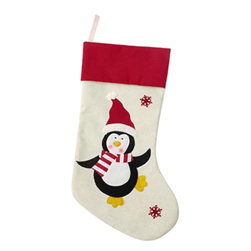 Vriusi Weihnachtsstrümpfe, süße Feiertagsstrümpfe, neue Elchtasche, kreative Weihnachtsdekoration Anhänger, Weihnachtsstrumpf für Kamin und Dekoration von Vriusi