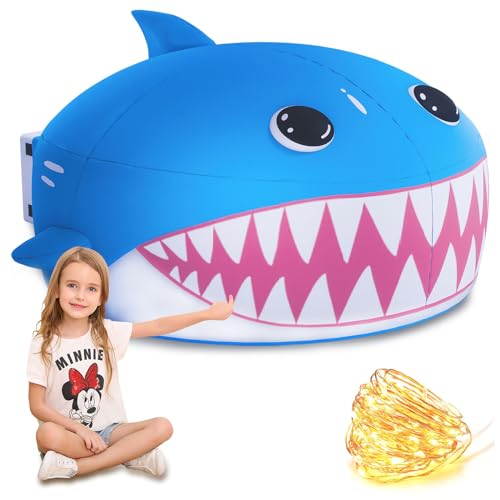 Vryto Aufblasbares Zelt, Kinderspielzelt, Tierzelt, extra große Größe: Durchmesser 200 cm x Höhe 150 cm, Partygeschenk-Babyhai Vryto Aufblasbares Zelt, Kinderspielzelt, Tierzelt, extra große Größe: Durchmesser 200 cm x Höhe 150 cm, Partygeschenk-Babyhai von Vryto