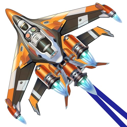 Drachen Kinder, Flugzeug Flugdrachen, Drache Kinder Erwachsene, Einfach zu Fliegen, Riesiger Drachen für Spiele und Familienspaß, Großer Stranddrachen mit Schnurgriff von Vspek