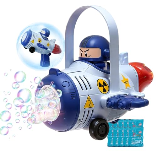 Seifenblasenmaschine Kinder, Seifenblasenpistole Flugzeug, LED Licht Seifenblasen Pistole, mit 10 Seifenblasen Flüssigkeit, Bubble Gun, Jungen Geburtstag Geschenk, Blau, 2 Modi Seifenblasenmaschine Kinder, Seifenblasenpistole Flugzeug, LED Licht Seifenblasen Pistole, mit 10 Seifenblasen Flüssigkeit, Bubble Gun, Jungen Geburtstag Geschenk, Blau, 2 Modi von Vspek