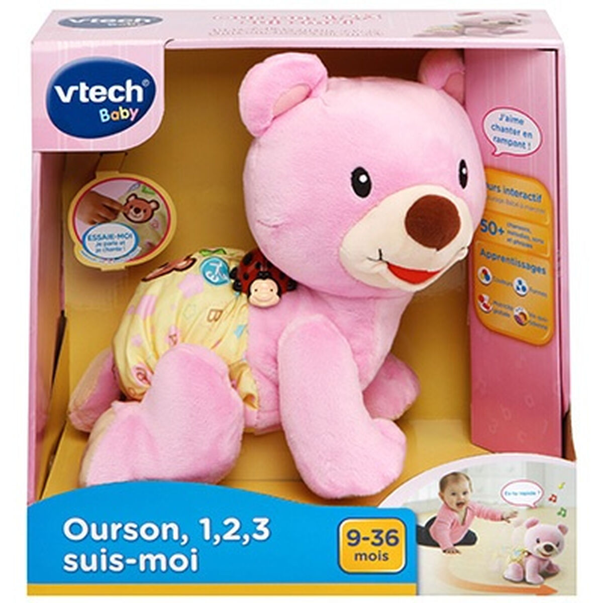 Plüschtier Vtech Baby Bear, 1,2,3 Follow Me Musikalisch Rosa Plüschtier Vtech Baby Bear, 1,2,3 Follow Me Musikalisch Rosa von Vtech Baby