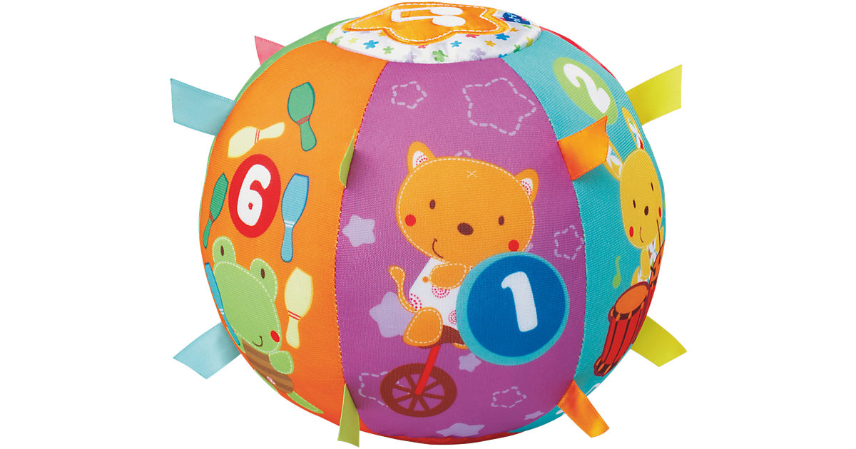 1-2-3 Tierspaß Ball mit Musik mehrfarbig von Vtech