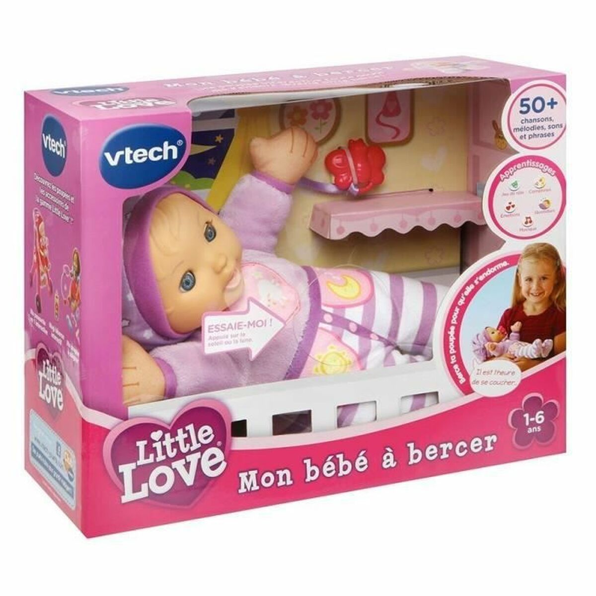 Baby-Puppe Vtech Mon bebe a bercer Baby-Puppe Vtech Mon bebe a bercer von Vtech
