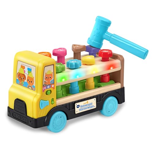 Vtech Baby Hammerspiel Holz-Lastwagen - Bunter Lastwagen zum Spielen - Für Kinder von 18-36 Monate Vtech Baby Hammerspiel Holz-Lastwagen - Bunter Lastwagen zum Spielen - Für Kinder von 18-36 Monate von VTech Baby