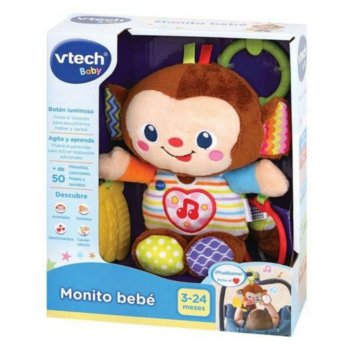 Interaktives Stofftier für Babys Monito Bebé Vtech (ES) von Vtech