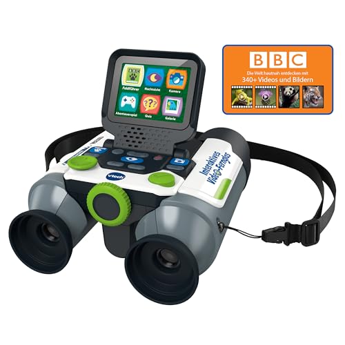VTech Interaktives Video-Fernglas – Mit eingebauter Kamera, 10-facher Vergrößerung und beeindruckenden BBC-Inhalten – Für Entdecker:innen von 7 bis 99 Jahren - Deutsche Version VTech Interaktives Video-Fernglas – Mit eingebauter Kamera, 10-facher Vergrößerung und beeindruckenden BBC-Inhalten – Für Entdecker:innen von 7 bis 99 Jahren - Deutsche Version von Vtech