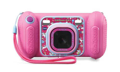 VTech KidiZoom Kid 4 pink - Kinderkamera mit Spielen und Elternkontrolle - Für Kinder von 4-8 Jahren VTech KidiZoom Kid 4 pink - Kinderkamera mit Spielen und Elternkontrolle - Für Kinder von 4-8 Jahren von Vtech
