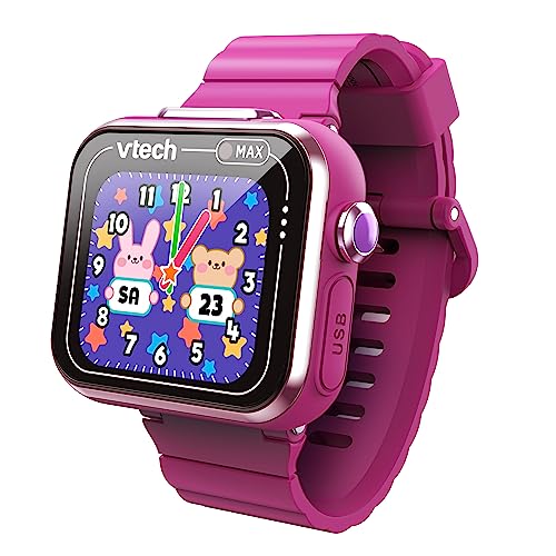VTech KidiZoom Smart Watch MAX in Lila – Kinderuhr mit Duokamera für Fotos und Videos, zahlreichen Spielen, abwechslungsreichen Funktionen u. v . m. – Für Kinder von 5-12 Jahren von Vtech