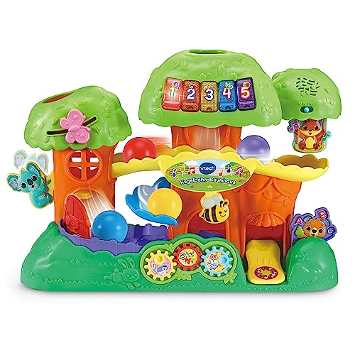 Vtech Baby Kugelbahn-Baumhaus – Interaktive Kugelbahn mit Leuchttasten, Tieren und spannenden Elementen – Für Kinder von 12-36 Monaten Vtech Baby Kugelbahn-Baumhaus – Interaktive Kugelbahn mit Leuchttasten, Tieren und spannenden Elementen – Für Kinder von 12-36 Monaten von VTech Baby