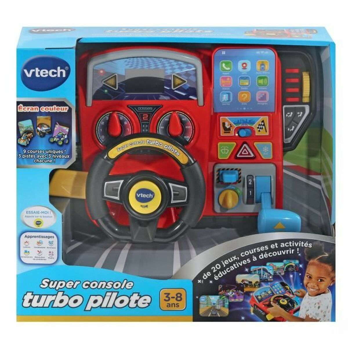 Lernspiel Vtech Super console turbo pilote (1 Stücke) von Vtech