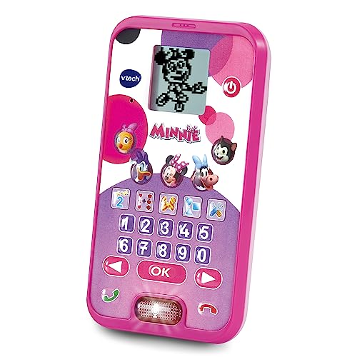Vtech Minnies Lernhandy – Mit den Originalstimmen von Minnie und Daisy sowie spannenden Lernspielen – Für Kinder von 2-5 Jahren Vtech Minnies Lernhandy – Mit den Originalstimmen von Minnie und Daisy sowie spannenden Lernspielen – Für Kinder von 2-5 Jahren von Vtech