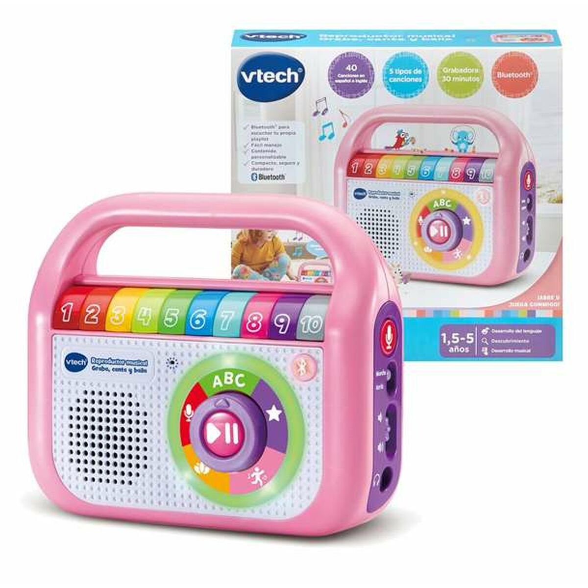Musik-Spielzeug Vtech 14,8 x 17,5 x 6 cm Musik-Spielzeug Vtech 14,8 x 17,5 x 6 cm von Vtech