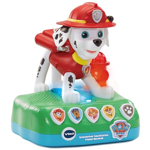 VTech PAW Patrol - Interaktiver Geschichten-Freund Marshall – Mit der Figur spannenden Geschichten zuhören und interaktive Rettungsmissionen meistern – Für Kinder von 3-6 Jahren VTech PAW Patrol - Interaktiver Geschichten-Freund Marshall – Mit der Figur spannenden Geschichten zuhören und interaktive Rettungsmissionen meistern – Für Kinder von 3-6 Jahren von Vtech