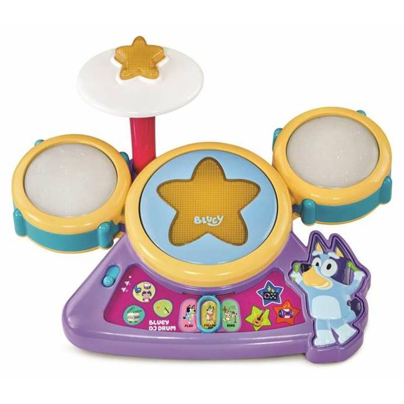 Schlagzeug Vtech Kunststoff 24,2 x 30,9 x 13,1 cm von Bluey