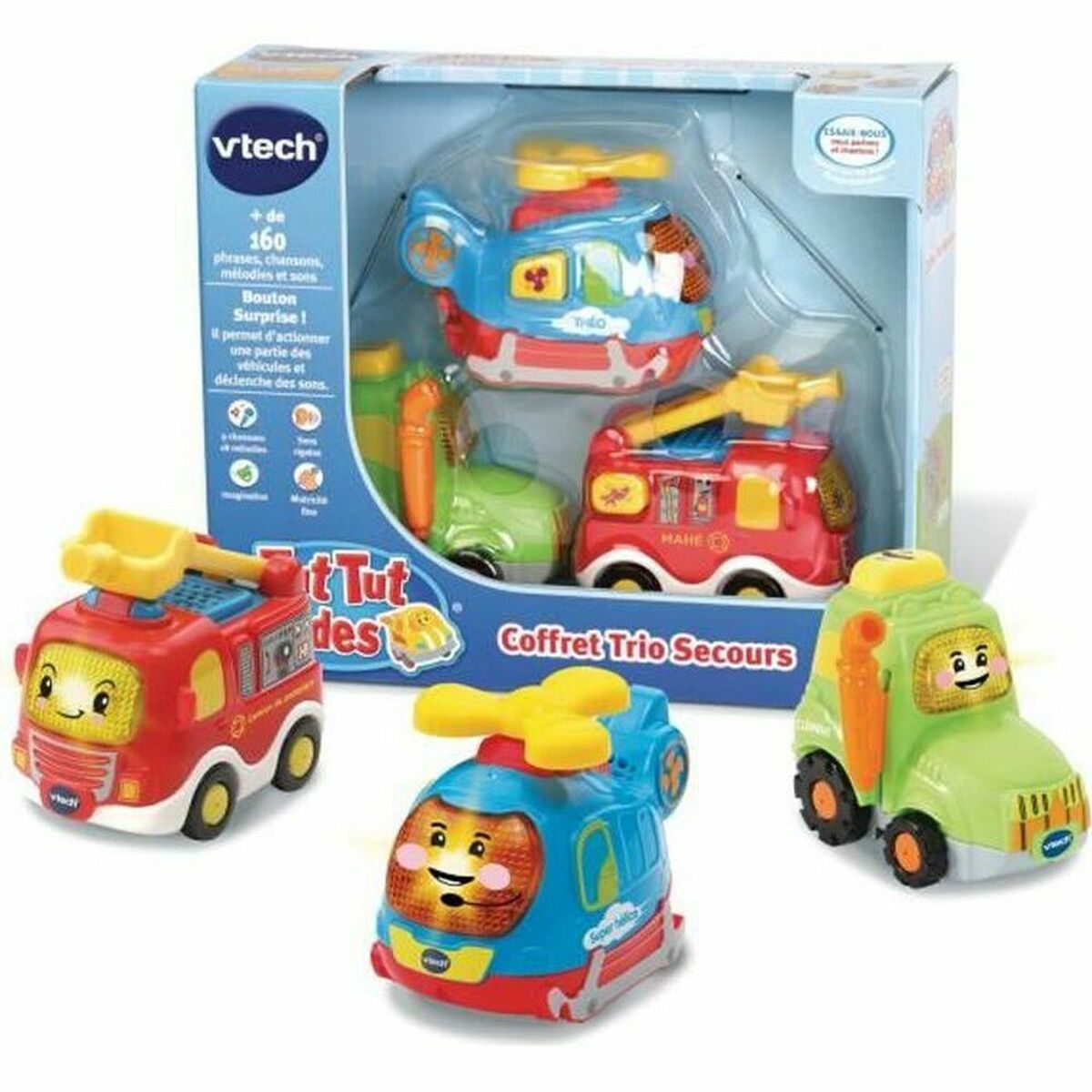 Set mit 3 Autos Vtech Tut Tut Bolides Set mit 3 Autos Vtech Tut Tut Bolides von Vtech