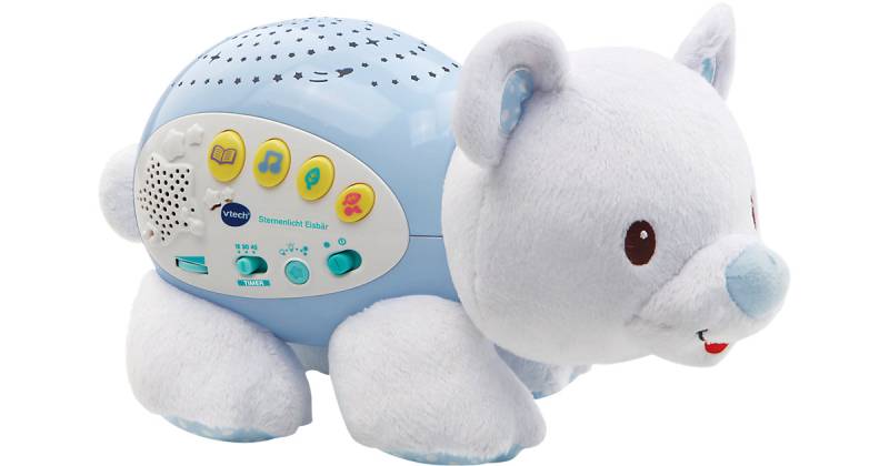 Sternenlicht Eisbär mit Musik und Projektion blau/weiß von Vtech