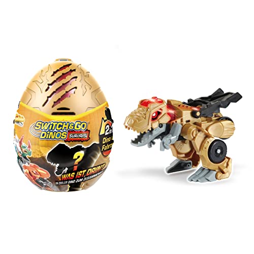 Vtech Switch and Go Dinos Surprise Ei – Überraschungsei mit Dino-Auto-Transformer – 2-in-1 Spielzeug mit Geräusch- und Lichteffekten – Für Kinder von 3-8 Jahren Vtech Switch and Go Dinos Surprise Ei – Überraschungsei mit Dino-Auto-Transformer – 2-in-1 Spielzeug mit Geräusch- und Lichteffekten – Für Kinder von 3-8 Jahren von Vtech