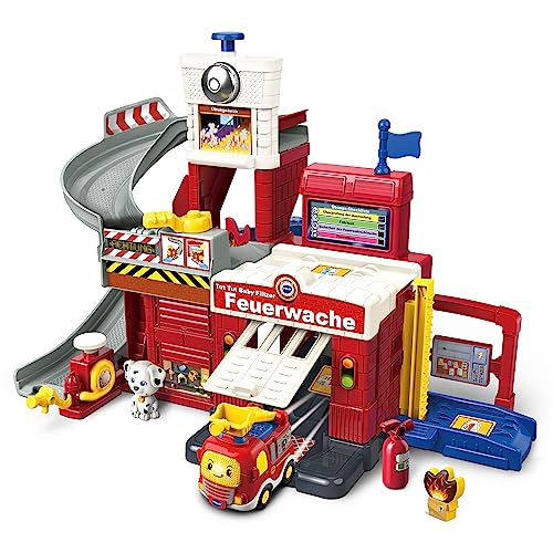 Vtech TUT TUT Baby Flitzer - Feuerwache – Interaktives Feuerwehr-Spielset mit beweglichen Elementen, Melodien und Liedern und TUT TUT Baby Flitzer Feuerwehrauto – Für Kinder von 1-5 Jahren Vtech TUT TUT Baby Flitzer - Feuerwache – Interaktives Feuerwehr-Spielset mit beweglichen Elementen, Melodien und Liedern und TUT TUT Baby Flitzer Feuerwehrauto – Für Kinder von 1-5 Jahren von VTech Baby