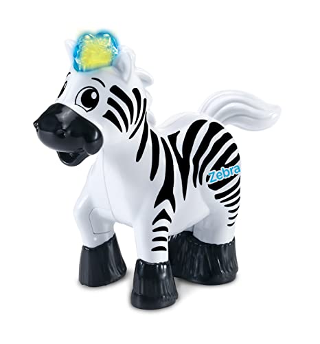 VTech Tip Tap Baby Tiere - Zebra – Interaktives Spielzeug mit Licht und Musik für fantasievolle Rollenspiele – Für Kinder von 1-5 Jahren von Vtech
