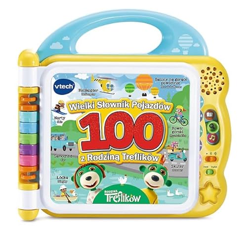 Trefl, Vtech - Großes Wörterbuch der Fahrzeuge mit der Familie Treflik - Interaktives Zweisprachiges Spielzeug: Polnisch und Englisch, Lehrenbuch, Spielen und Lernen, Spielzeug für Kinder ab 18 Trefl, Vtech - Großes Wörterbuch der Fahrzeuge mit der Familie Treflik - Interaktives Zweisprachiges Spielzeug: Polnisch und Englisch, Lehrenbuch, Spielen und Lernen, Spielzeug für Kinder ab 18 von Vtech