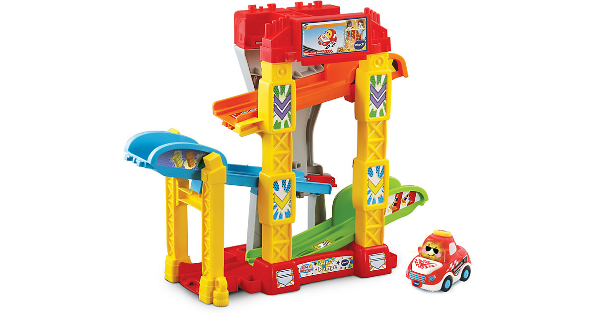 Tut Tut Baby Flitzer - 4-in-1-Rampe bunt von Vtech