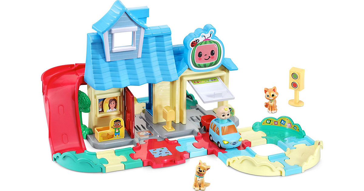 Tut Tut Baby Flitzer - CoComelon JJs Spielhaus Schienenset bunt Tut Tut Baby Flitzer - CoComelon JJs Spielhaus Schienenset bunt von Vtech