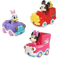 Tut Tut Baby Flitzer - Disney Set 2 (Mickys Feuerwehrauto, Minnies Eiswagen, Daisys Cabrio) von Vtech Electronics