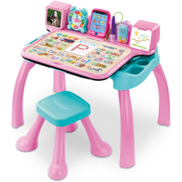 VTECH 80-584954 6-in-1 Magischer Schreibtisch pink von Vtech