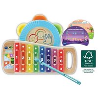 VTECH 80-615604 Interaktives Holz-Xylofon mit Tamburin von Vtech