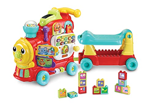 VTech 4-in-1 Alphabet-Zug, Baby-Walker mit Lichtern, Geräuschen und Liedern, Lernspielzeug lehrt Tiere, Farben, Zahlen und mehr, Vorschule Lernspielzeug für Kinder ab 1 Jahr (evtl. nicht in deutscher Sprache) VTech 4-in-1 Alphabet-Zug, Baby-Walker mit Lichtern, Geräuschen und Liedern, Lernspielzeug lehrt Tiere, Farben, Zahlen und mehr, Vorschule Lernspielzeug für Kinder ab 1 Jahr (evtl. nicht in deutscher Sprache) von Vtech