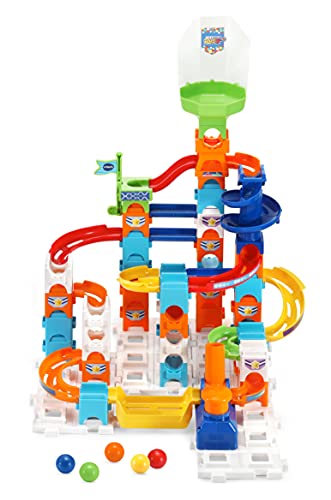 VTech 503603 Marble Rush Spiral City Murmelbahn-Bausatz, Mehrfarbig, 20 x 40 x 30 cm, englische Version von Vtech