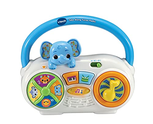VTech 533303 Baby Take Along Tunes Radio, Mehrfarbig, 1 Count (Pack of 1) von Vtech