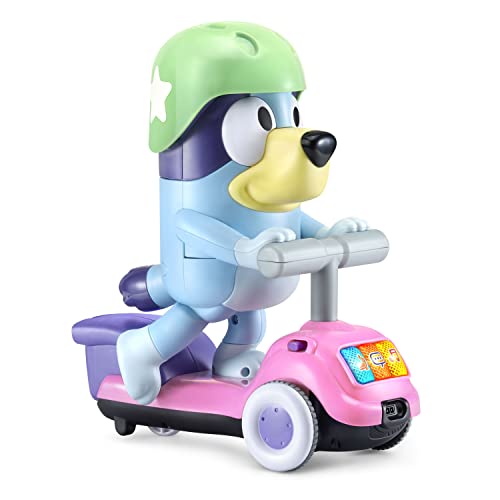 VTech - Bluey, Trotti-Bluey interaktiv, interaktiver Hund auf Roller, Anime-Figur, 27 cm, elektronisches Spielzeug, Geräusche und Lichter, Geschenk für Kinder von 3 Jahren bis 7 Jahren – Inhalt in VTech - Bluey, Trotti-Bluey interaktiv, interaktiver Hund auf Roller, Anime-Figur, 27 cm, elektronisches Spielzeug, Geräusche und Lichter, Geschenk für Kinder von 3 Jahren bis 7 Jahren – Inhalt in von Vtech