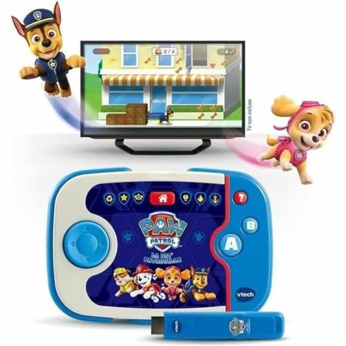 VTech 616005 Pat Patrouille TV Konsole, Mehrfarbig, M von Vtech