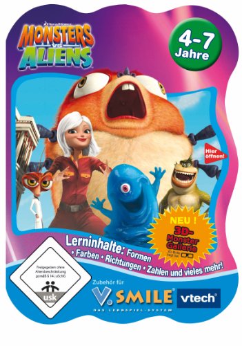 VTech 80-090164 - V.SmileLernspiel Monsters vs. Aliens von Vtech