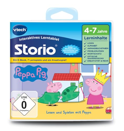 VTech 80-233404 - Lernspiel Peppa (Storio 2, Storio 3S) von Vtech