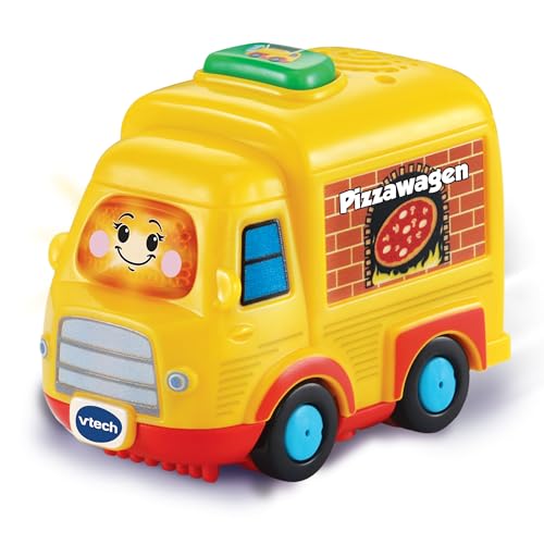Vtech TUT TUT Baby Flitzer Pizzawagen - Für Kinder von 1-5 Jahren Vtech TUT TUT Baby Flitzer Pizzawagen - Für Kinder von 1-5 Jahren von Vtech
