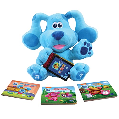 VTech 80-614122 Pistas de Pisten Interaktives Plüschtier Lernen mit Blue, único von Vtech