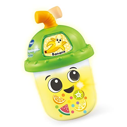 VTech Baby - Babys Regenbogen-Smoothie – Lustiger Rassel-Smoothiebecher mit Lerninhalten zu Farben, Früchten sowie Ursache und Wirkung – Für Kinder von 6-36 Monaten von Vtech