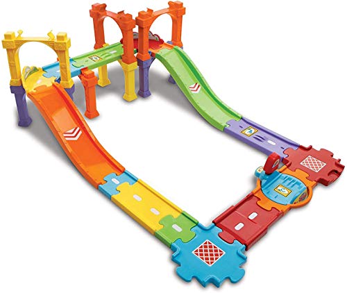 Vtech Baby 80-188204 - TUT TUT Baby Flitzer, Straßen- und Brückenset groß, Mehrfarbig von VTech Baby