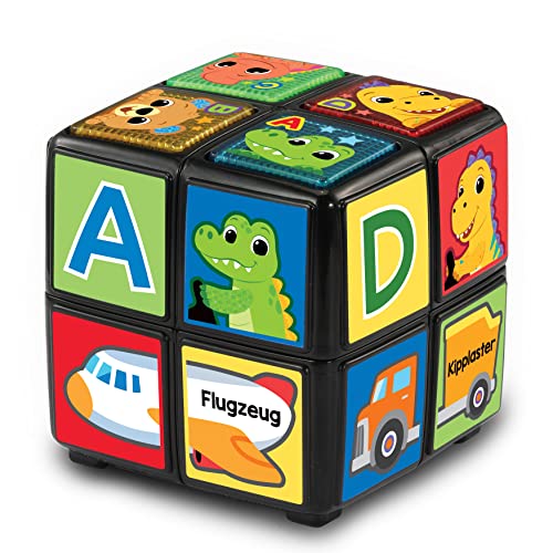 VTech Baby - Babys Zauberwürfel – Interaktiver Spielwürfel mit leuchtenden Tasten, Musik, Buchstaben, Zahlen und Lernsätzen – Für Kinder von 18-36 Monaten VTech Baby - Babys Zauberwürfel – Interaktiver Spielwürfel mit leuchtenden Tasten, Musik, Buchstaben, Zahlen und Lernsätzen – Für Kinder von 18-36 Monaten von VTech Baby