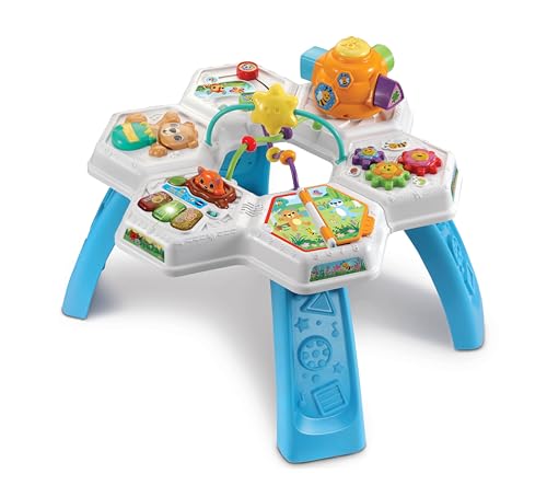 VTech Baby Busy Bee Aktivitätstisch, interaktives Spielen, Lieder und Melodien, entwickelt motorische Fähigkeiten, sensorische Entwicklung, Ursache und Wirkung, geeignet für 6, 9, 12 Monate Plus VTech Baby Busy Bee Aktivitätstisch, interaktives Spielen, Lieder und Melodien, entwickelt motorische Fähigkeiten, sensorische Entwicklung, Ursache und Wirkung, geeignet für 6, 9, 12 Monate Plus von Vtech