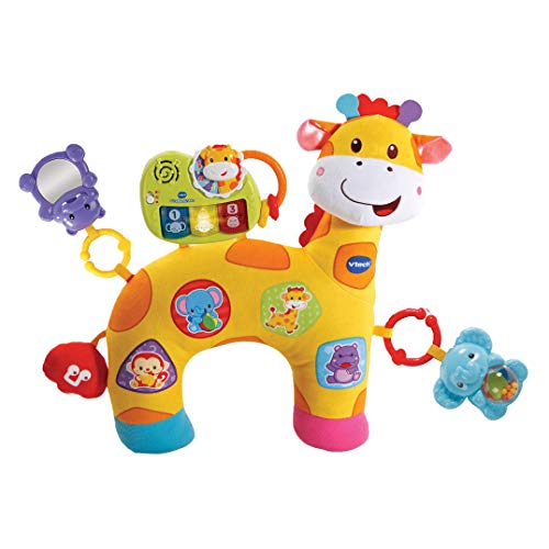 VTech Baby Giraffenkissen – Niedliches Kissen zum Kuscheln, Spielen in Bauchlage und Rasseln – Für Kinder von 0-24 Monaten von VTech Baby